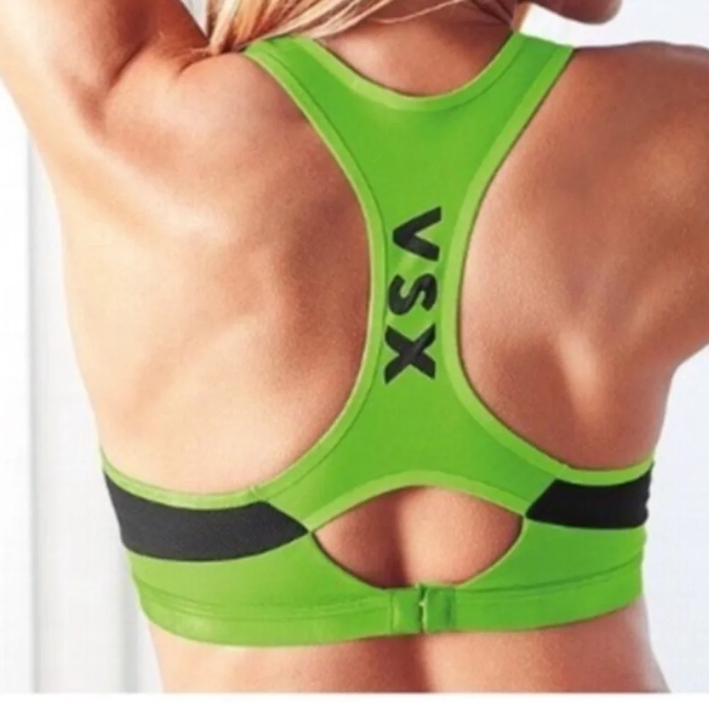 VSX Sexy Sport Bra in /Black Gray live show listing